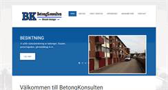 Desktop Screenshot of betongkonsulten.se